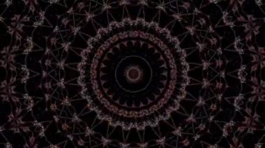 Soyut arka plan hareket eden çizgiler ve parlayan ışık noktaları. Çemberlerle canlandırma