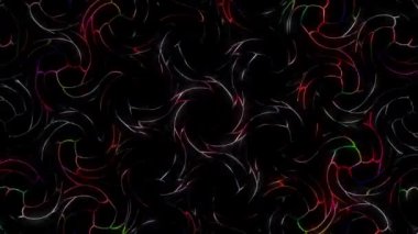 soyut çizgiler merkezde parlayan renkli ışık, soyut arkaplan hareket eden çizgiler ve parlayan ışık