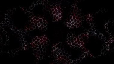 soyut çizgiler merkezde parlayan renkli ışık, soyut arkaplan hareket eden çizgiler ve parlayan ışık