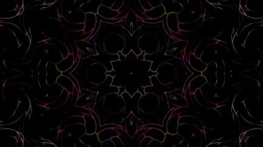 soyut çizgiler merkezde parlayan renkli ışık, soyut arkaplan hareket eden çizgiler ve parlayan ışık