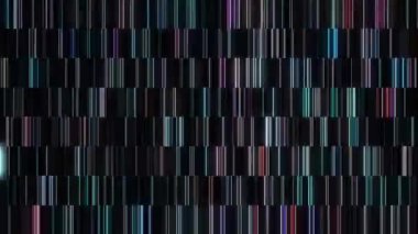 güzel video renkli soyut parlak ışık enerjisi düz çizgilerin 4K 'sı arkaplan için ışıldayan ışık efekti