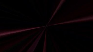 3D shining bright dots set colorful line wave motion, on black background