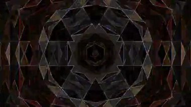 3D animasyon güzel video renkli soyut parlak ışık enerjisi 4K düz çizgi dalgaları merkezde yuvarlak ışık efekti, siyah arkaplan