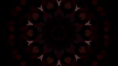 3D animasyon güzel video renkli soyut parlak ışık enerjisi 4K düz çizgi dalgaları merkezde yuvarlak ışık efekti, siyah arkaplan