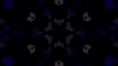 3D animasyon güzel video renkli soyut parlak ışık enerjisi 4K düz çizgi dalgaları merkezde yuvarlak ışık efekti, siyah arkaplan