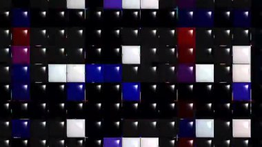 güzel renkli video soyut parlak ışık enerjisi 4K düz çizgi dalgaları siyah arkaplan üzerinde parıldayan ışık etkisi