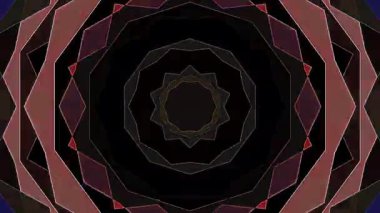 Soyut arka plan hareket eden çizgiler ve parlayan ışık noktaları. Çemberlerle canlandırma