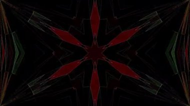 Soyut arka plan hareket eden çizgiler ve parlayan ışık noktaları. Çemberlerle canlandırma