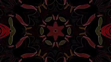 Soyut arka plan hareket eden çizgiler ve parlayan ışık noktaları. Çemberlerle canlandırma