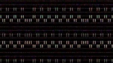 Parlayan parlak renkli çizgiler parlak ışık enerjisi 4K çizgileri pürüzsüz dalgalar parıldayan ışık efekti, siyah arkaplan