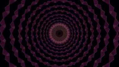 Soyut arka plan hareket eden çizgiler ve parlayan ışık noktaları. Çemberlerle canlandırma