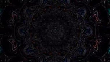 Soyut arka plan hareket eden çizgiler ve parlayan ışık noktaları. Çemberlerle canlandırma