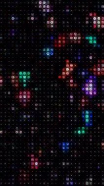 3D animasyon dikey güzel video renkli soyut parlak ışık enerjisi 4K düz çizgiler arkaplan için parıldayan ışık efekti