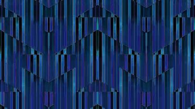 3D soyut parlak çizgiler, dalga, renkli, siyah arkaplan