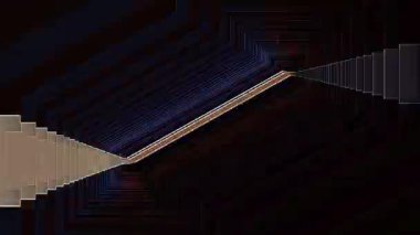 Siyah arkaplandaki renkli çizgilerle ince hareketleri düzenleyen, parıldayan, parlak güzel videolar.