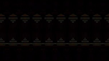 Siyah arkaplandaki renkli çizgilerle ince hareketleri düzenleyen, parıldayan, parlak güzel videolar.