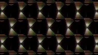 Siyah arkaplandaki renkli çizgilerle ince hareketleri düzenleyen, parıldayan, parlak güzel videolar.