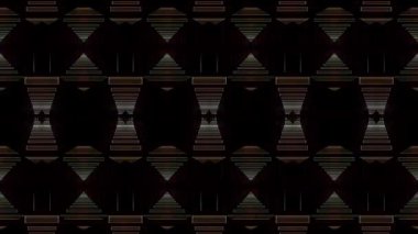 Siyah arkaplandaki renkli çizgilerle ince hareketleri düzenleyen, parıldayan, parlak güzel videolar.