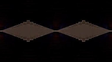 Siyah arkaplandaki renkli çizgilerle ince hareketleri düzenleyen, parıldayan, parlak güzel videolar.