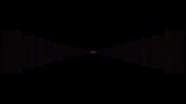 Siyah arkaplandaki renkli çizgilerle ince hareketleri düzenleyen, parıldayan, parlak güzel videolar.