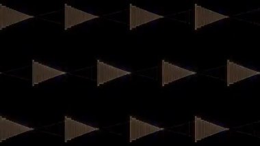 Siyah arkaplandaki renkli çizgilerle ince hareketleri düzenleyen, parıldayan, parlak güzel videolar.