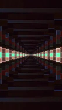 3D animasyon dikey güzel video renkli soyut parlak ışık enerjisi 4K düz çizgiler arkaplan için parıldayan ışık efekti