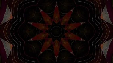 Soyut arka plan hareket eden çizgiler ve parlayan ışık noktaları. Çemberlerle canlandırma