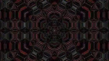 Soyut arka plan hareket eden çizgiler ve parlayan ışık noktaları. Çemberlerle canlandırma