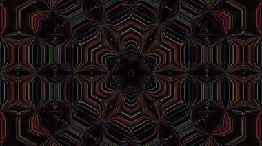 Soyut arka plan hareket eden çizgiler ve parlayan ışık noktaları. Çemberlerle canlandırma