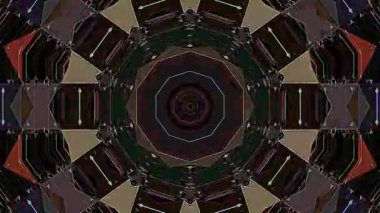 Soyut arka plan hareket eden çizgiler ve parlayan ışık noktaları. Çemberlerle canlandırma