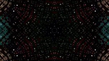 soyut çizgiler merkezde parlayan renkli ışık, siyah arkaplan