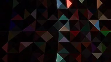 3D soyut parlak çizgiler, dalga, renkli, siyah arkaplan