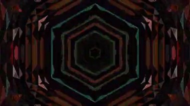 Soyut arka plan hareket eden çizgiler ve parlayan ışık noktaları. Çemberlerle canlandırma