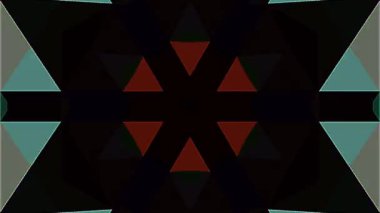 3D animasyon güzel video renkli soyut parlak ışık enerjisi 4K düz çizgi dalgaları merkezde yuvarlak ışık efekti, siyah arkaplan