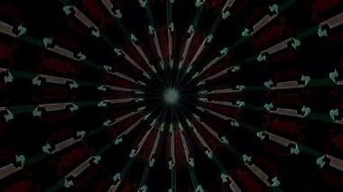 soyut çizgiler merkezde parlayan renkli ışık, siyah arkaplan