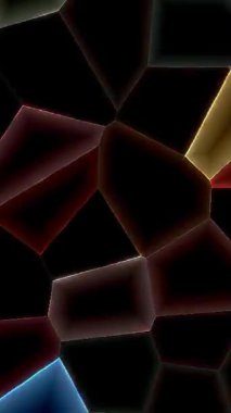 güzel video renkli soyut parlak ışık enerjisi düz çizgilerin 4K 'sı arkaplan için ışıldayan ışık efekti