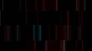 Siyah arkaplandaki renkli çizgilerle ince hareketleri düzenleyen, parıldayan, parlak güzel videolar.