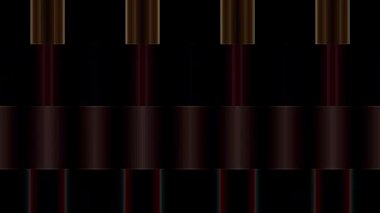 Siyah arkaplandaki renkli çizgilerle ince hareketleri düzenleyen, parıldayan, parlak güzel videolar.