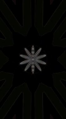 3D animasyon güzel video renkli soyut parlak ışık enerjisi 4K düz çizgi dalgaları merkezde yuvarlak ışık efekti, siyah arkaplan