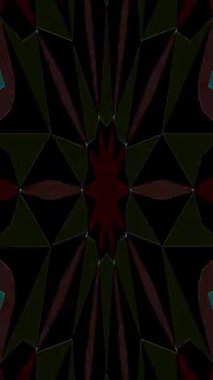 3D animasyon güzel video renkli soyut parlak ışık enerjisi 4K düz çizgi dalgaları merkezde yuvarlak ışık efekti, siyah arkaplan