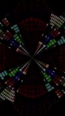 3D animasyon dikey güzel video renkli soyut parlak ışık enerjisi 4K düz çizgiler arkaplan için parıldayan ışık efekti