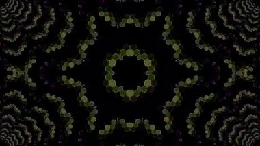 Soyut arka plan hareket eden çizgiler ve parlayan ışık noktaları. Çemberlerle canlandırma