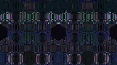 3D animation vertical beautiful video colorful abstract bright light energy 4K of smooth lines waves glittering light effect on black background