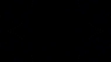 3D animasyon güzel video renkli soyut parlak ışık enerjisi 4K düz çizgi dalgaları merkezde yuvarlak ışık efekti, siyah arkaplan