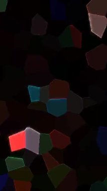 3D soyut parlak çizgiler dalga, renkli, parlak ışık enerjisi düz çizgilerin 4K 'sı siyah arkaplan üzerinde parıldayan ışık efekti