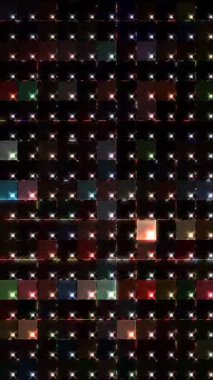 Siyah arkaplandaki renkli çizgilerle ince hareketleri düzenleyen, parıldayan, parlak güzel videolar.