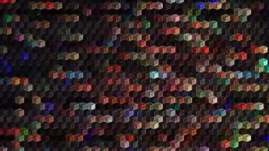 Siyah arkaplandaki renkli çizgilerle ince hareketleri düzenleyen, parıldayan, parlak güzel videolar.