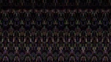 Siyah arkaplandaki renkli çizgilerle ince hareketleri düzenleyen, parıldayan, parlak güzel videolar.