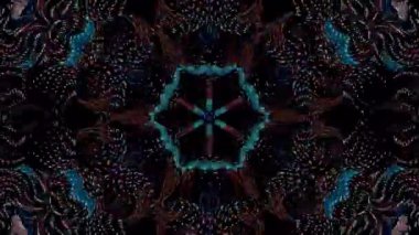 Soyut arka plan hareket eden çizgiler ve parlayan ışık noktaları. Çemberlerle canlandırma