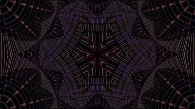 Soyut arka plan hareket eden çizgiler ve parlayan ışık noktaları. Çemberlerle canlandırma